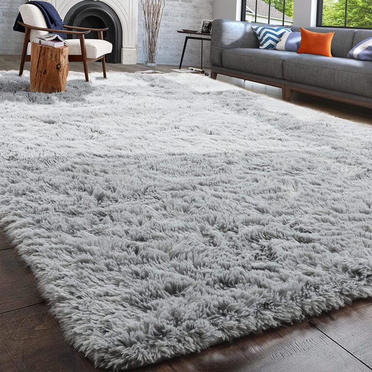 Thick Soft Shaggy Rugs, Modern Area Rugs, Bedroom Hall Rugs