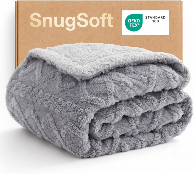 Jacquard Sherpa Blanket