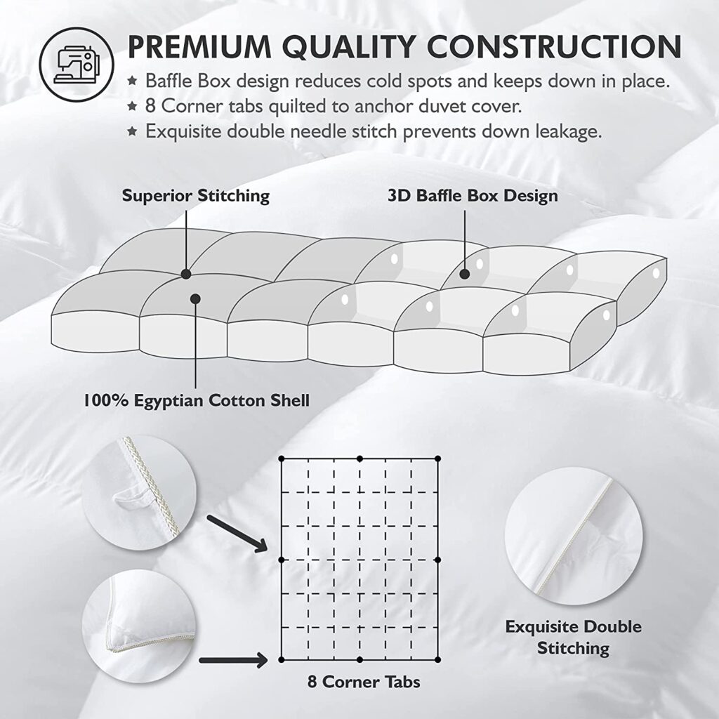90% White Goose Down Comforter