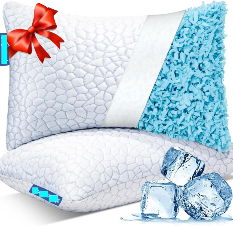 Dual Climate Cooling Shredded Memory Foam Pillow